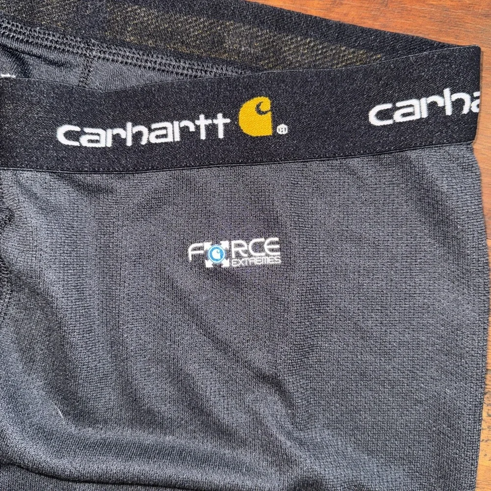 Carhartt Men's Force‎ Midweight Thermal Base Layer Pants Black Size XL EUC